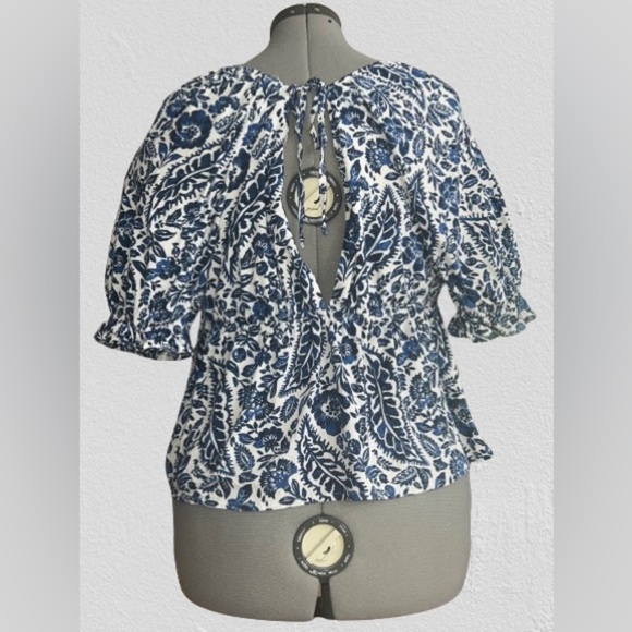 Francesca’s, Mi ami “Trissa”, puff sleeve top, Sz Xl - Picture 2 of 4